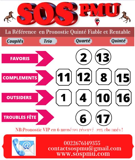 toptierce2 pronostic gratuit.